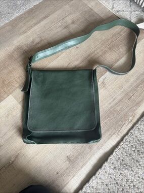 Marc By Marc Jacobs Green Leather Crossbody Tote
